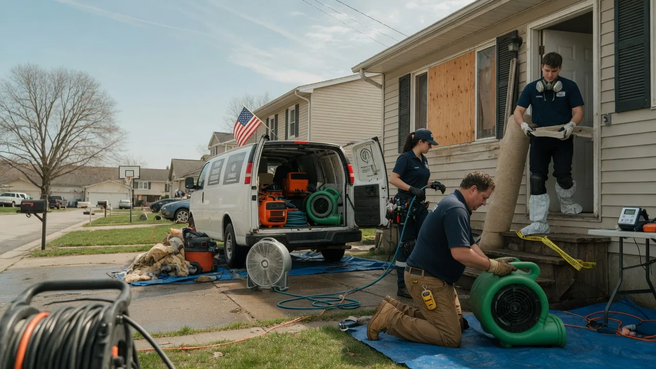 Water Damage Restoration in Buckner, IL near me